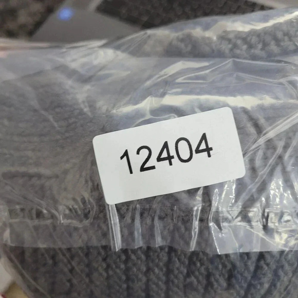 Vertigo XL Sweater Wool Blend Gray Cable Knit Cowl Neck Fringe Hem Women's  12CT - Picture 8 of 8